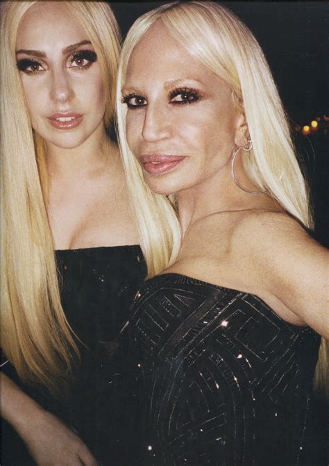 lady gaga and donatella versace